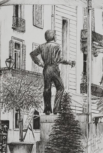 Statue at Cannet, 2014 by Vincent Alexander Booth